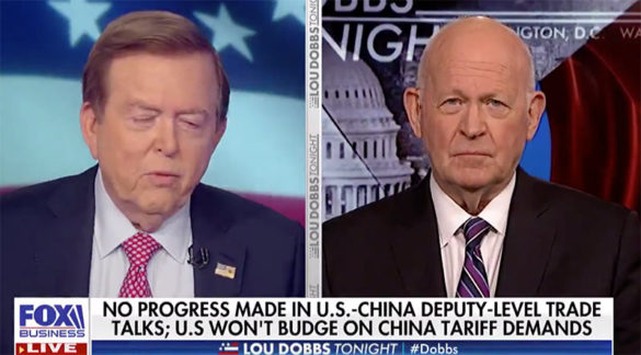 No Progress Made in U.S.-China Deputy-Level Trade Talks