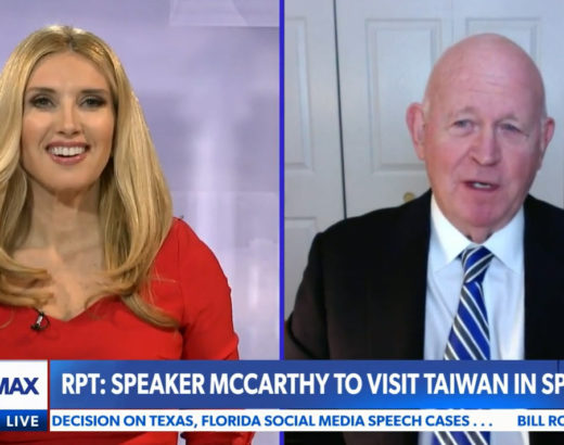 RPT: Speaker McCarthy to Visit Taiwan In Spring