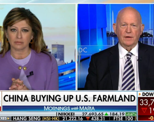 China buying farmland close to US military bases could have a dangerous impact on the Air Force: Michael Pillsbury