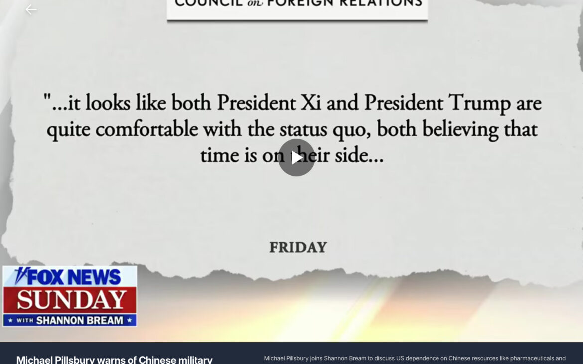 https://www.fox.com/watch/clip/fmc-drp27j8n8ysejjjm/michael-pillsbury-warns-of-chinese-military-rehearsal-for-taiwan-invasion